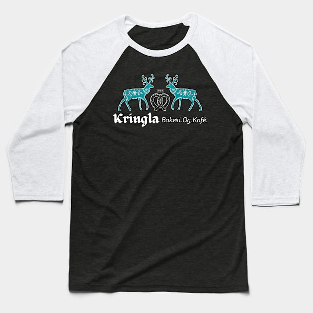 Kringla Bakeri Og Kafe Baseball T-Shirt by MultiversiTee